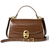 Tan Faux Crocodile