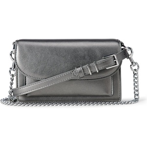 image:imageAmazon Essentials AE  Accessories Womens Convertible Crossbody Clutch Bag with Interchangeable StrapsGunmetal