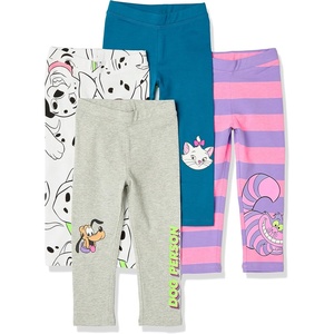 image:imageAmazon Essentials Disney  Marvel  Star Wars  Frozen  Princess Girls and Toddlers Cotton Stretch Leggings MultipacksDisney Cats and Dogs