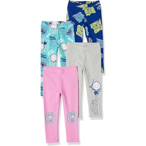 image:imageAmazon Essentials Disney  Marvel  Star Wars  Frozen  Princess Girls and Toddlers Cotton Stretch Leggings MultipacksMarvel Ghostspider