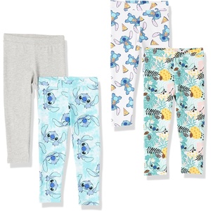 image:imageAmazon Essentials Disney  Marvel  Star Wars  Frozen  Princess Girls and Toddlers Cotton Stretch Leggings MultipacksStitchPizza