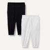 image:imageAmazon Essentials Boys Cotton JoggersBlackWhite