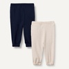 image:imageAmazon Essentials Boys Cotton JoggersOatmeal HeatherNavy