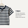 image:imageAmazon Essentials x Sofia Grainge Baby Boys Cotton Short Sleeve Crewneck TShirtsLight BlueStripe