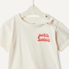 image:imageAmazon Essentials x Sofia Grainge Baby Boys Cotton Short Sleeve Crewneck TShirtsPetit SoleilUneven Stripe