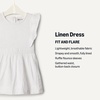 image:imageAmazon Essentials x Sofia Grainge Toddler and Baby Girls Linen DressWhite