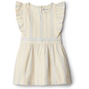 image:imageAmazon Essentials x Sofia Grainge Toddler and Baby Girls Linen DressIvory Bar Stripe