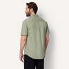 image:imageAmazon Essentials Mens Regular Fit Short Sleeve Linen ShirtDark Sage Green