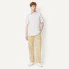 image:imageAmazon Essentials Mens Regular Fit Short Sleeve Linen ShirtLight Grey