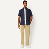 image:imageAmazon Essentials Mens Regular Fit Short Sleeve Linen ShirtNavy
