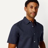 image:imageAmazon Essentials Mens Regular Fit Short Sleeve Linen ShirtNavy