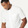 image:imageAmazon Essentials Mens Regular Fit Short Sleeve Linen ShirtWhite