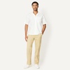 image:imageAmazon Essentials Mens RelaxedFit Short Sleeve Linen Blend ShirtWhite
