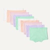image:imageAmazon Essentials Girls Cotton Jersey Boxer Brief Underwear Pack of 10Pastels
