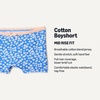 image:imageAmazon Essentials Girls Cotton Jersey Boxer Brief Underwear Pack of 10Peach Flower Stripes