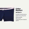 image:imageAmazon Essentials Girls Cotton Jersey Boxer Brief Underwear Pack of 10Spot Stripe Navy