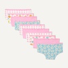 image:imageAmazon Essentials Girls Cotton Jersey Hipster Underwear Pack of 10Gingham Flower Pink