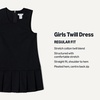 image:imageAmazon Essentials Girls Pleated Hem DressBlack