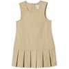 image:imageAmazon Essentials Girls Pleated Hem DressKhaki Tan