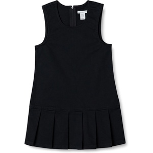 image:imageAmazon Essentials Girls Pleated Hem DressBlack