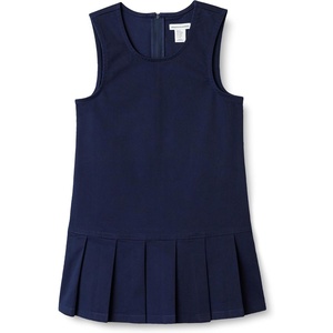 image:imageAmazon Essentials Girls Pleated Hem DressNavy