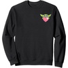 image:imageAmazon Essentials The Mandalorian Grogu Holding a Valentines Heart SweatshirtBlack