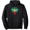 image:imageAmazon Essentials The Mandalorian Grogu Holiday Christmas Wreath Pullover HoodieBlack