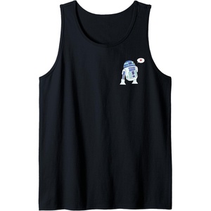 image:imageAmazon Essentials Star Wars Valentines Day Love from R2D2 Tank TopBlack