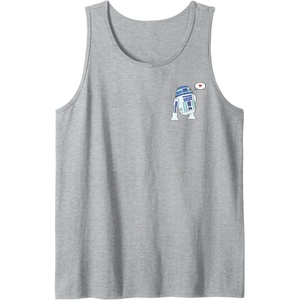 image:imageAmazon Essentials Star Wars Valentines Day Love from R2D2 Tank TopHeather Grey