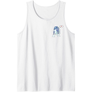 image:imageAmazon Essentials Star Wars Valentines Day Love from R2D2 Tank TopWhite
