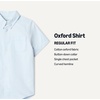 image:imageAmazon Essentials Boys Short Sleeve Oxford ShirtLight Blue