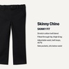 image:imageAmazon Essentials Boys Stretch Skinny Fit Chino PantsBlack