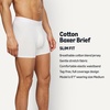 image:imageAmazon Essentials Mens Cotton Jersey Boxer BriefsPack of 5 Available in Big amp TallWhite