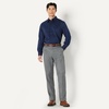 image:imageAmazon Essentials Mens RegularFit WrinkleResistant Stretch Dress ShirtNavy  Geo Print