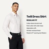 image:imageAmazon Essentials Mens RegularFit WrinkleResistant Stretch Dress ShirtWhite