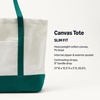 image:imageAmazon Essentials Unisex Adults Large Heavy Duty Canvas Beach Tote Bag Natural One SizeNaturalGreen