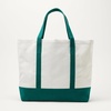 image:imageAmazon Essentials Unisex Adults Large Heavy Duty Canvas Beach Tote Bag Natural One SizeNaturalGreen