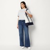 image:imageAmazon Essentials Unisex Adults Large Heavy Duty Canvas Beach Tote Bag Natural One SizeNaturalNavy