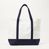 image:imageAmazon Essentials Unisex Adults Large Heavy Duty Canvas Beach Tote Bag Natural One SizeNaturalNavy
