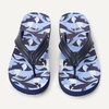 image:imageAmazon Essentials Unisex Kids Thong Flip Flop for Boys and GirlsNavy Sharks