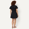 image:imageAmazon Essentials Womens Fit amp Flare Cotton Poplin Collared Short Sleeve Dress with Elastic WaistBlack