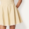 image:imageAmazon Essentials Womens Fit amp Flare Denim Mini DressEcru
