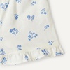 image:imageAmazon Essentials x Sofia Grainge Toddlers and Baby Girls Cotton Linen Sleeveless Top amp Shorts Set with RufflesIvory Blue Floral