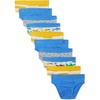 image:imageAmazon Essentials Boys Cotton Jersey Brief Underwear Pack of 10Sharks Stars Stripes