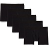 image:imageAmazon Essentials Mens Cotton Jersey Boxer BriefsPack of 5 Available in Big amp TallBlack