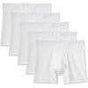 image:imageAmazon Essentials Mens Cotton Jersey Boxer BriefsPack of 5 Available in Big amp TallWhite