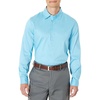 image:imageAmazon Essentials Mens RegularFit WrinkleResistant Stretch Dress ShirtSky Blue