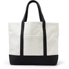 image:imageAmazon Essentials Unisex Adults Large Heavy Duty Canvas Beach Tote Bag Natural One SizeNaturalBlack