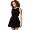 image:imageAmazon Essentials Womens Fit amp Flare Denim Mini DressBlack