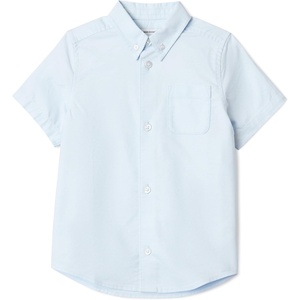 image:imageAmazon Essentials Boys Short Sleeve Oxford ShirtLight Blue